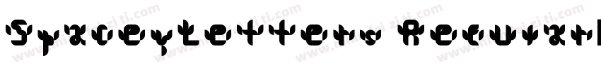 SpaceyLetters Regular字体转换